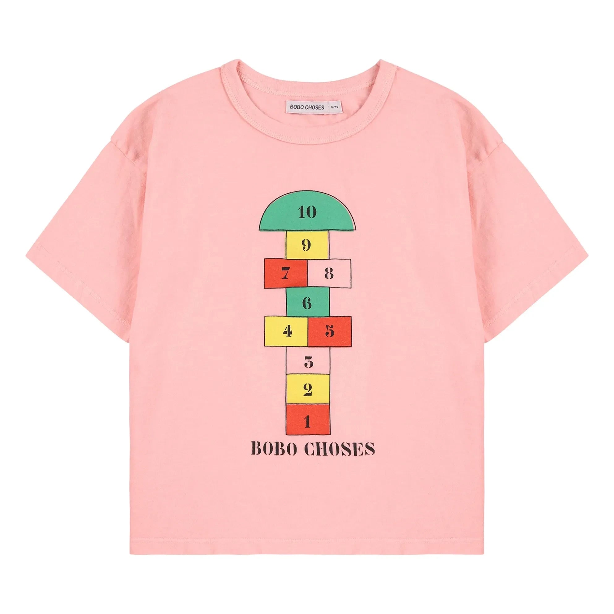 Bobo Choses - Marelle Organic Cotton T-Shirt | Pink