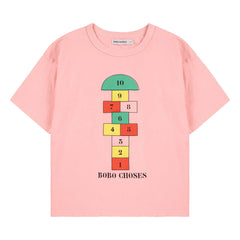 Bobo Choses - Marelle Organic Cotton T-Shirt | Pink
