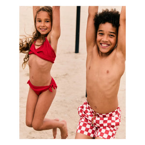 Beachlife - Damier Swimsuit Shorts | Red