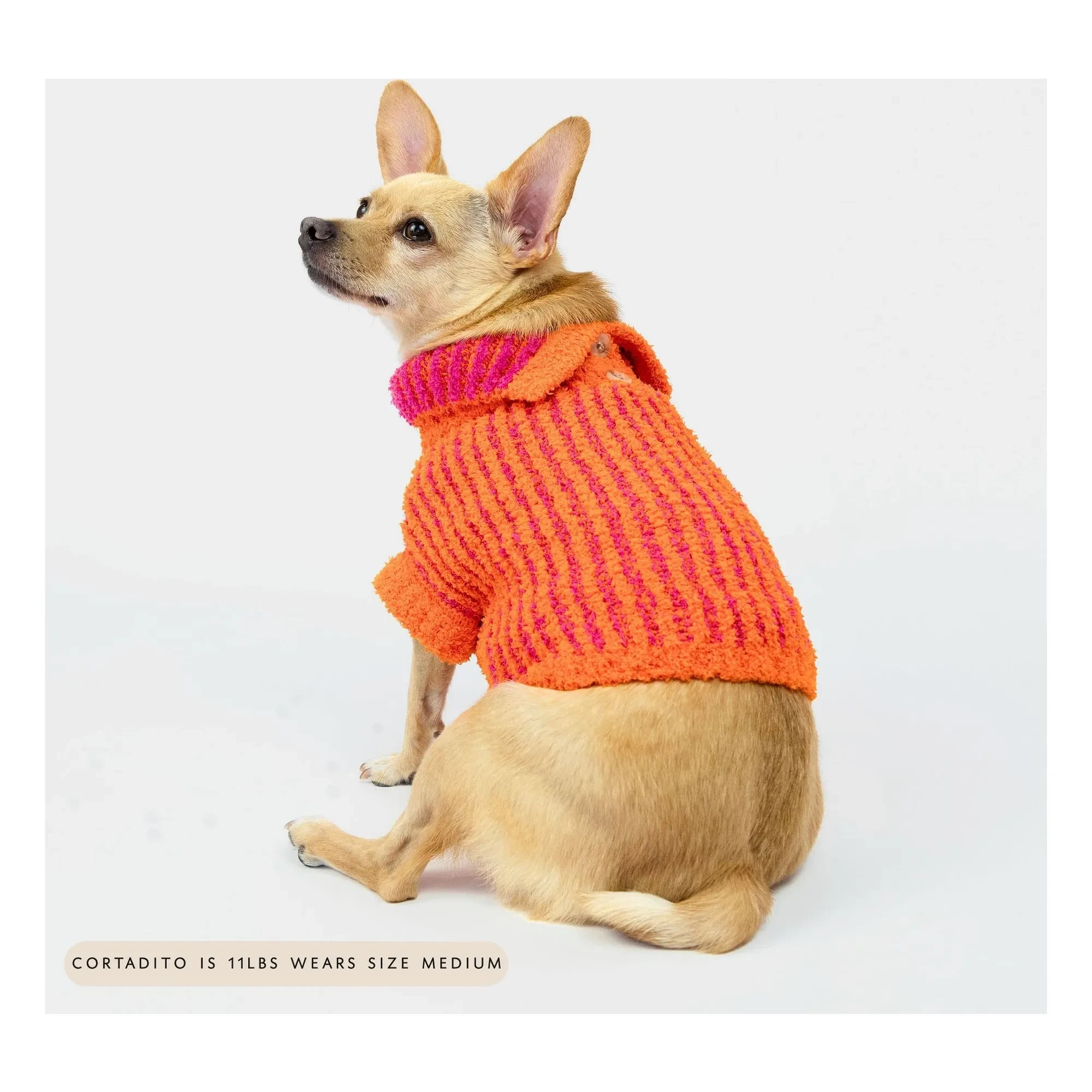 The Furry Folks - Ribbed Pullover | Orange
