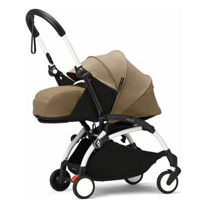 Stokke® - YOYO³ 0+ Newborn Baby Stroller White Frame | Toffee
