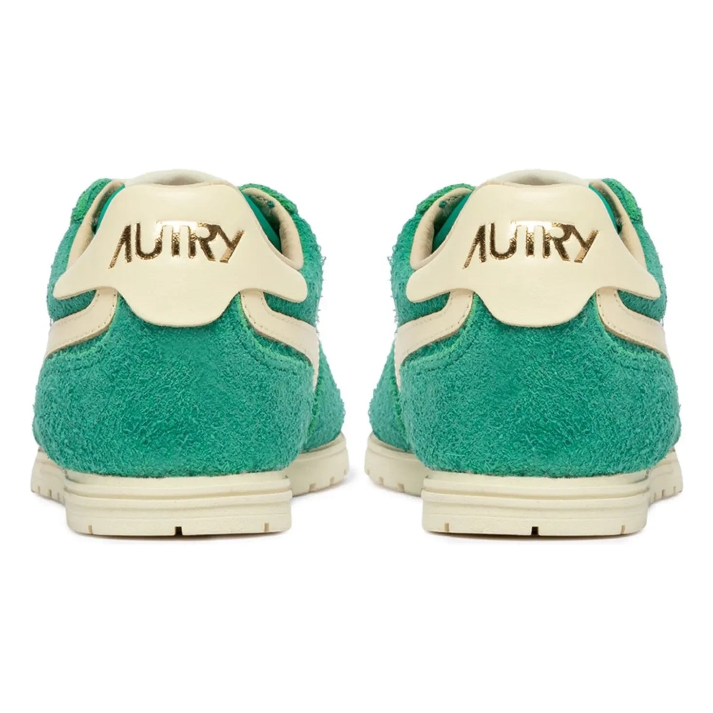 Autry - Windspin Low Two-Tone Suede & Leather Sneakers | Green