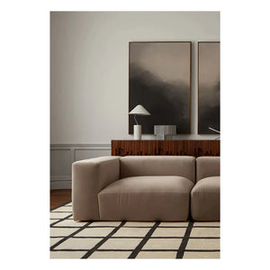 Layered - Avenue Wool Rug | White
