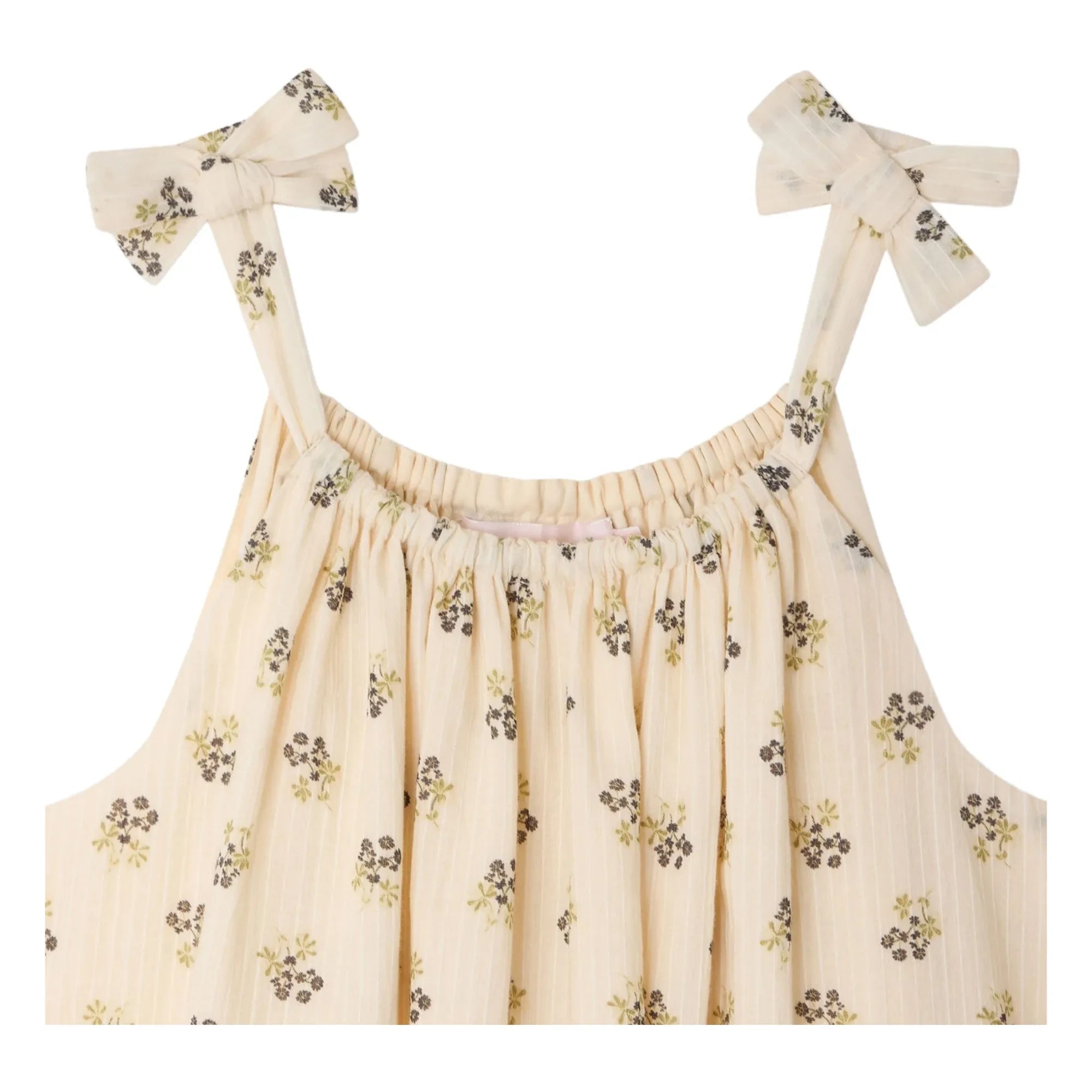 Bonpoint - Eloise Fleurie Organic Cotton Dress | Ecru