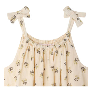 Bonpoint - Eloise Fleurie Organic Cotton Dress | Ecru