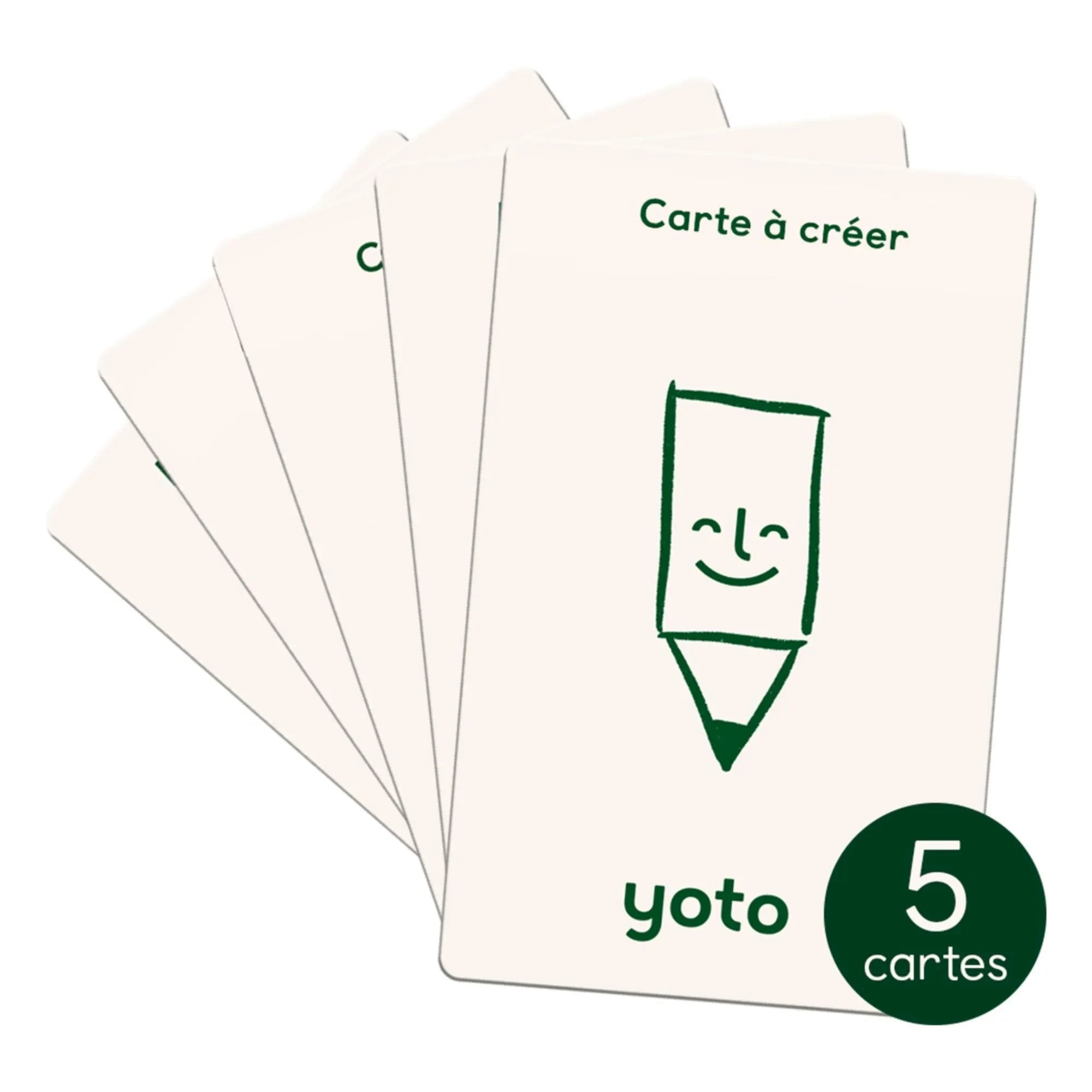 Yoto Player - Create Cards - 5-Pack