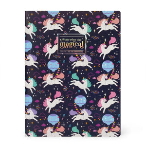 Legami - Resimli Sert Kapaklı Çizgili B5 Defter - Tek Boynuzlu At