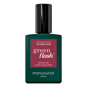 Manucurist - Green Flash Semi-Permanent Nail Polish - 15 ml | Victoria Plum