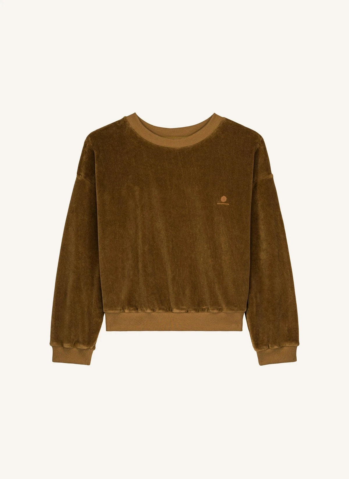 We Are Kids - Sweat Nat Velours Bio | Brown