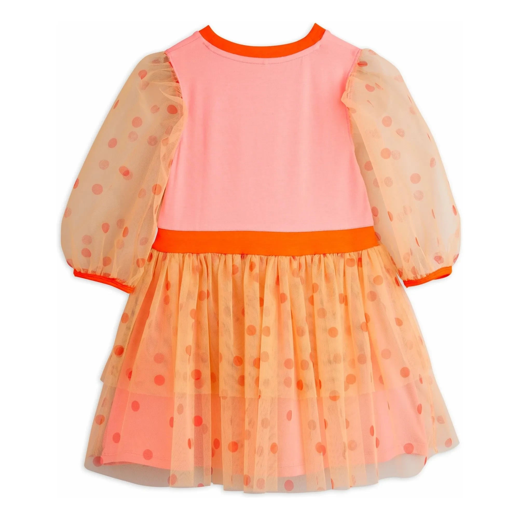 Mini Rodini - Polka Dot Tulle Dress | Pink