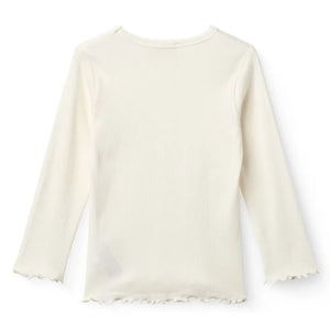 Copenhagen Colors - Crepe Ribbed T-Shirt | Cream