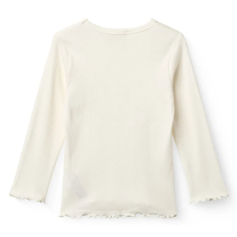 Copenhagen Colors - Crepe Ribbed T-Shirt | Cream