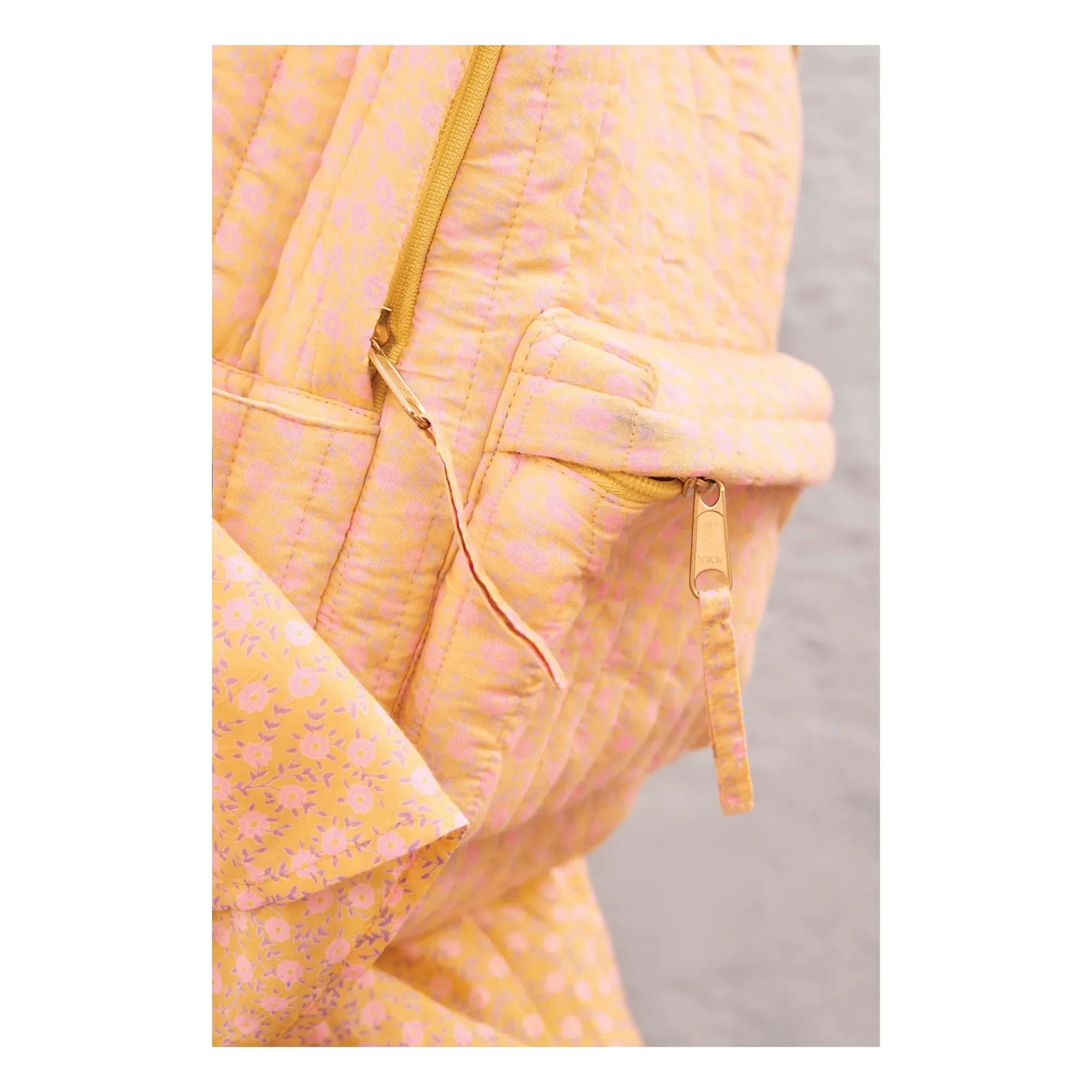 Bonton - PM Floral Backpack | Yellow