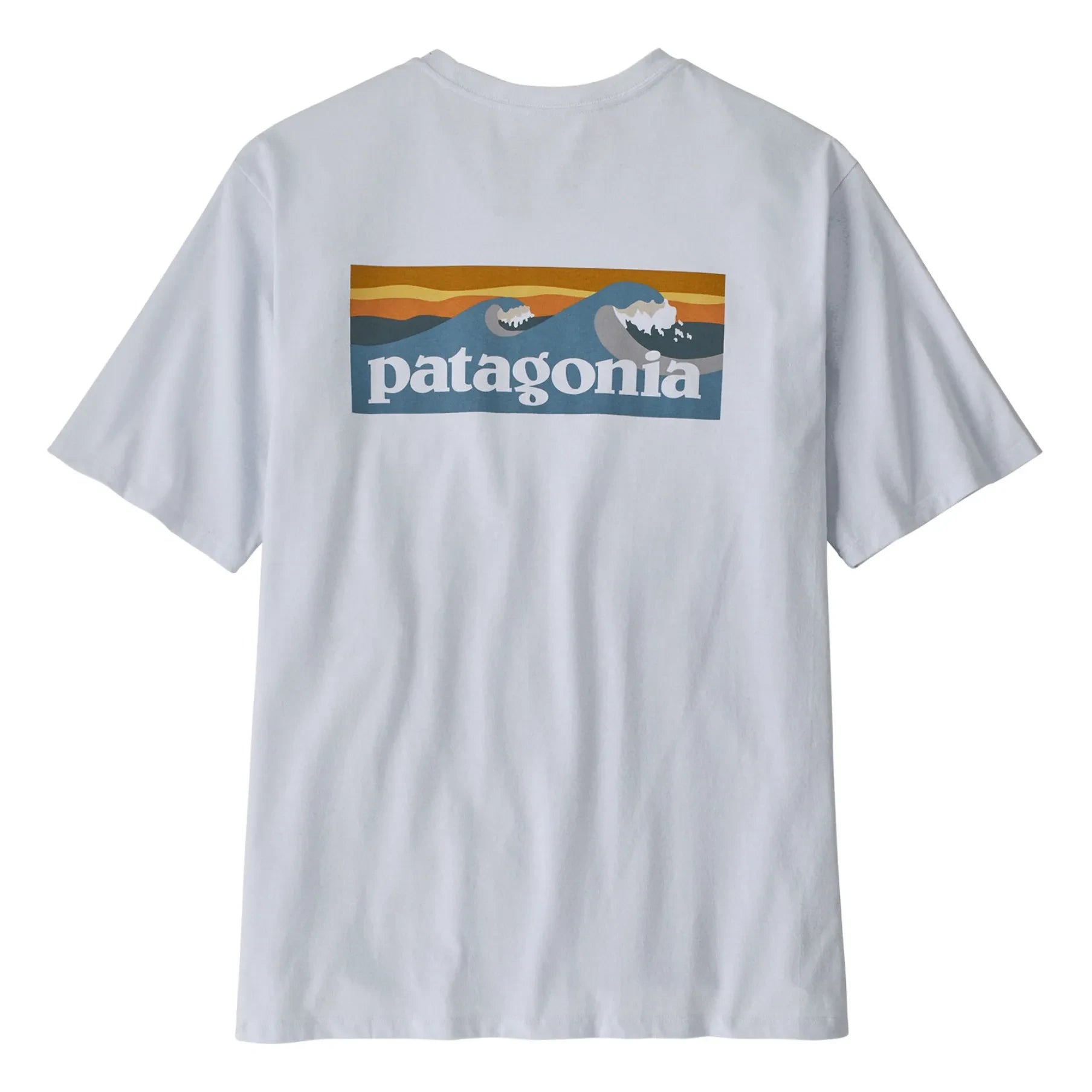 Patagonia - Boardshort Logo Pocket Geri Dönüştürülmüş Tişört | Açık Mavi