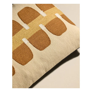 Maison Sarah Lavoine - Cadence işlemeli yastık | Havana