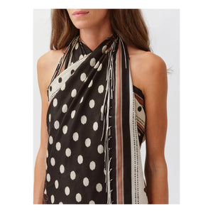 Diega - Silk Pareo | Ecru