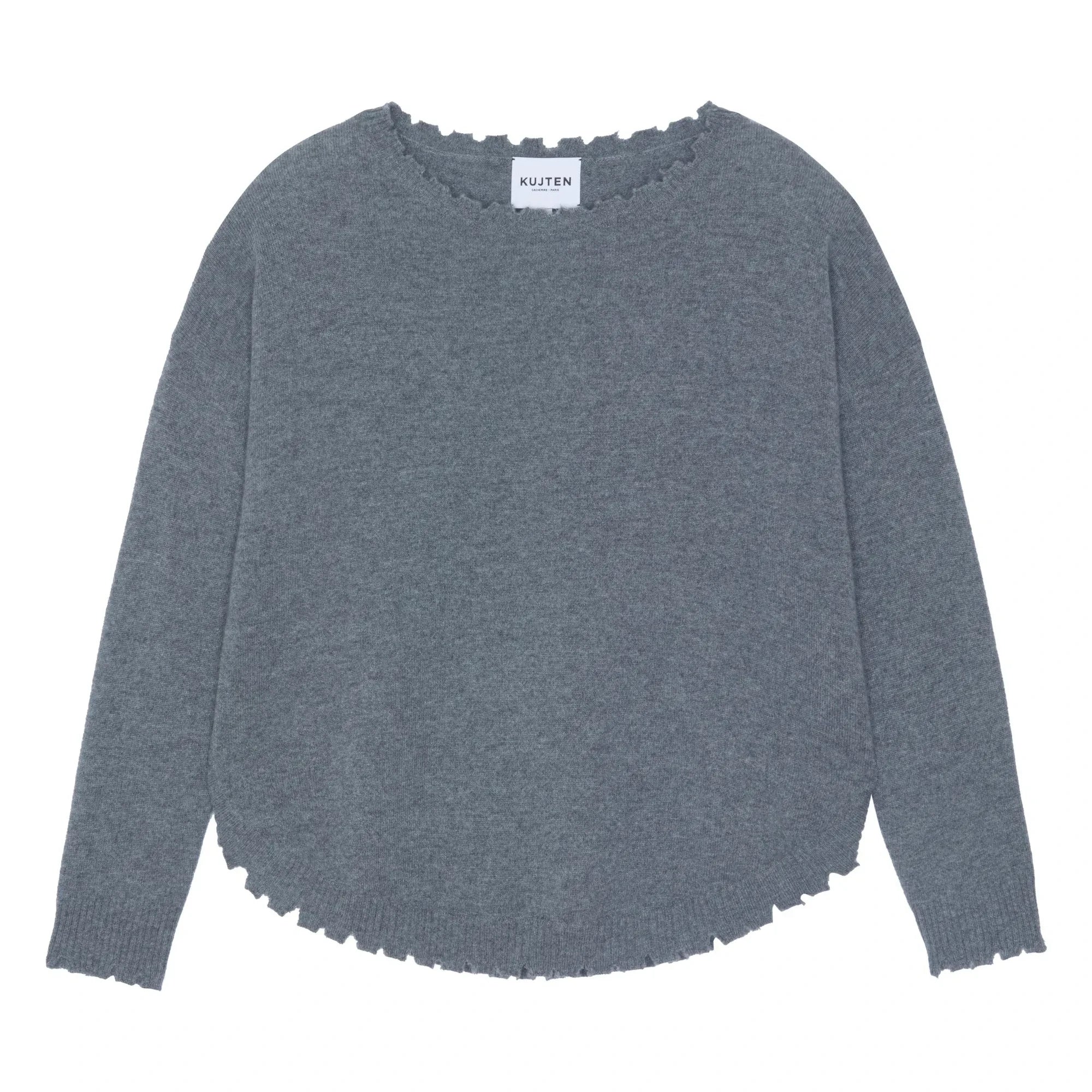 Kujten - Mela Cashmere Sweater | Gray