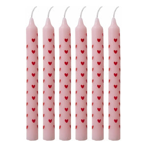 Rice - Kalpli mumlar - 2'li set | Pembe