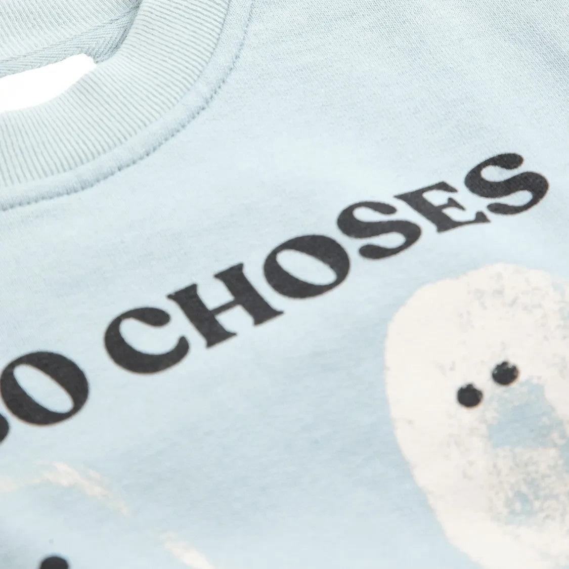 Bobo Choses - Sweat Ghosts Bobo Choses Organic Cotton Baby | Light Blue