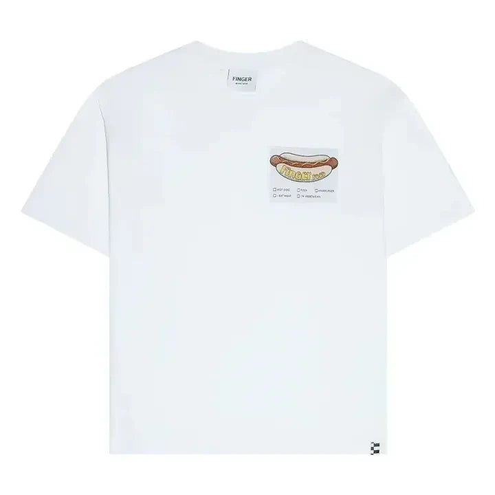 Finger in the Nose - King T-Shirt Organic Cotton | Off White