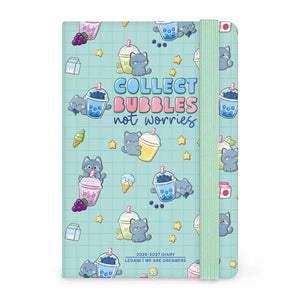 Legami - 2026/2027 16-Month Weekly Photo Diary - Kitty Bubble Tea - Small Notebook