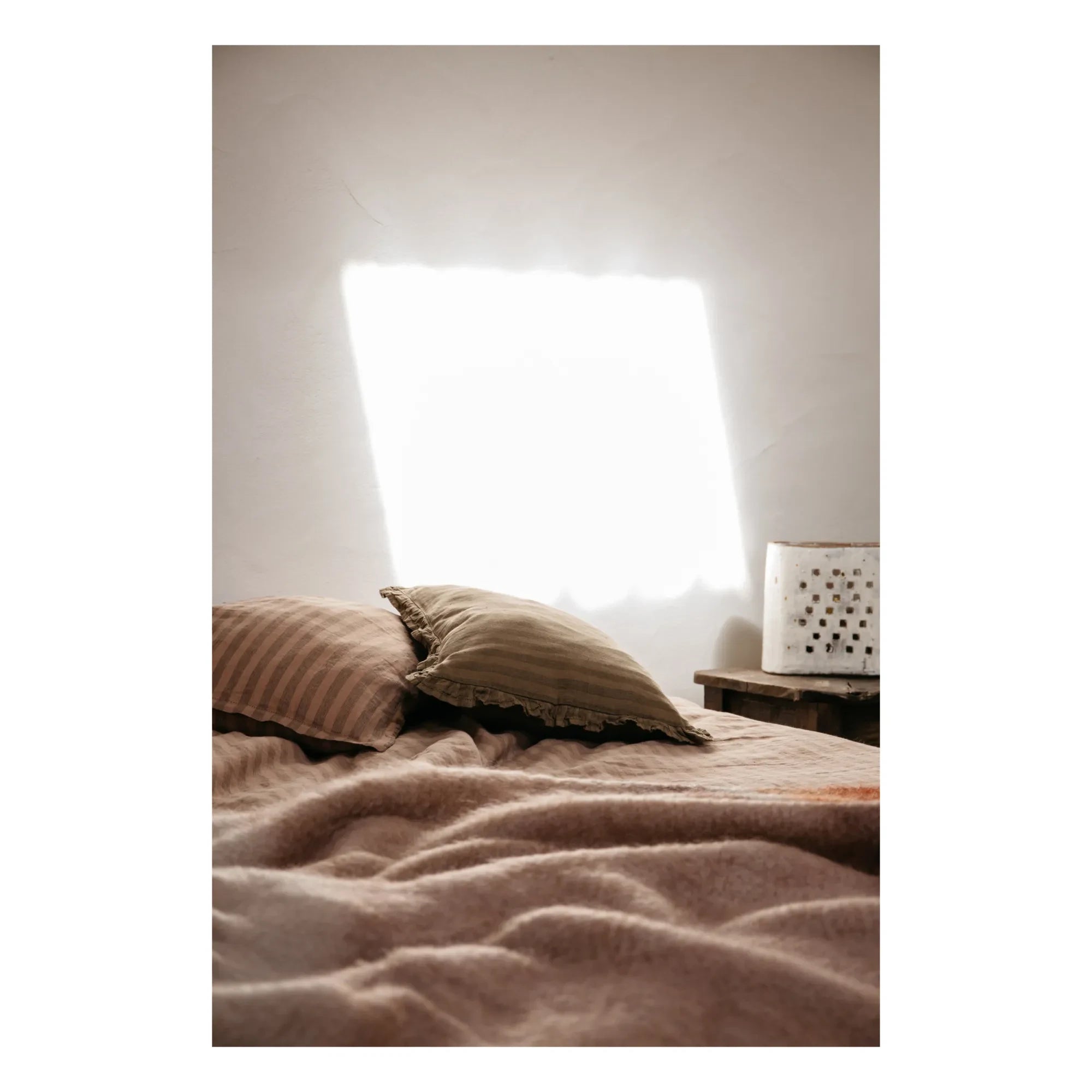 Le Monde Sauvage - Sandhills Linen Pillow Cover | Russet