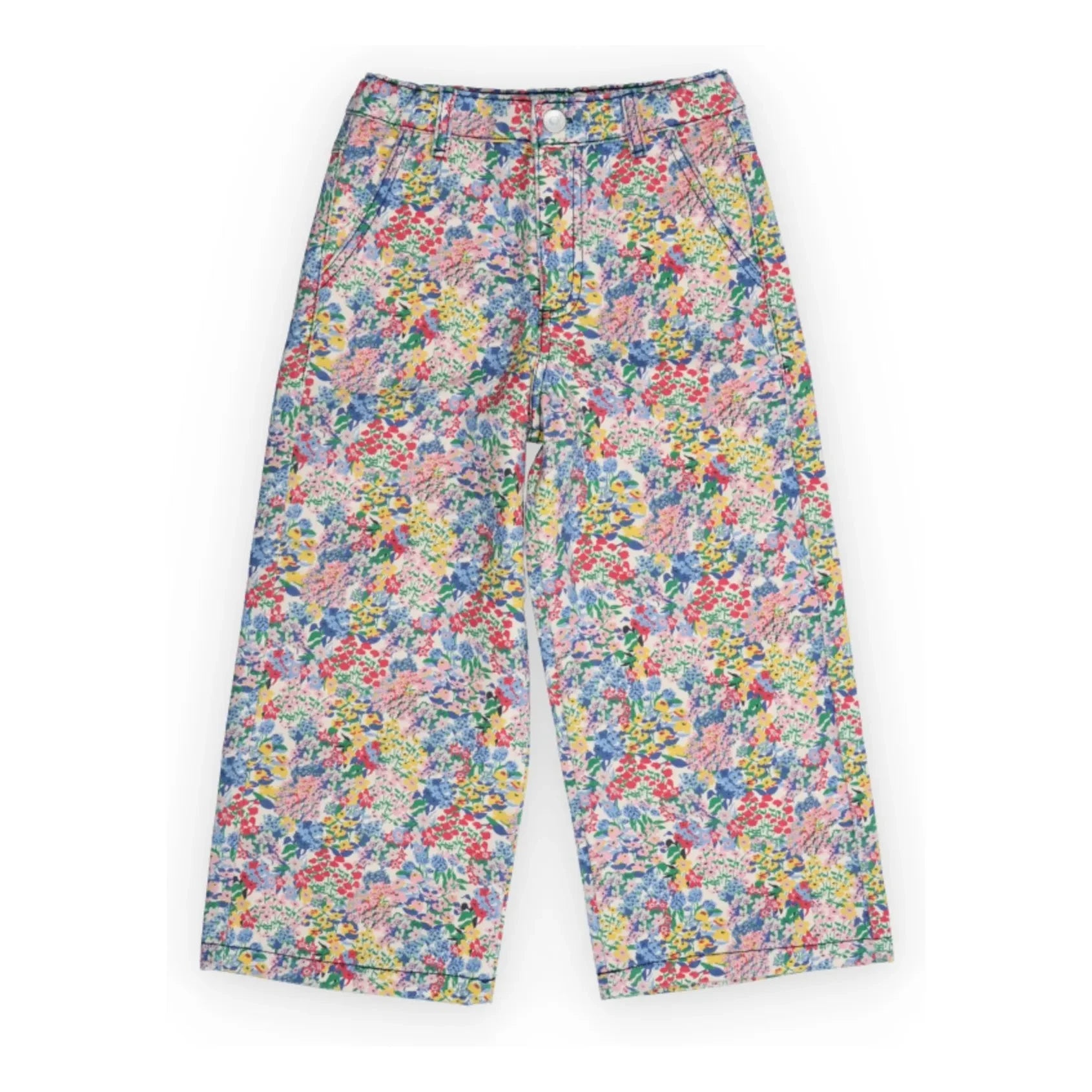 the new society - Lily Floral Jeans | Blue