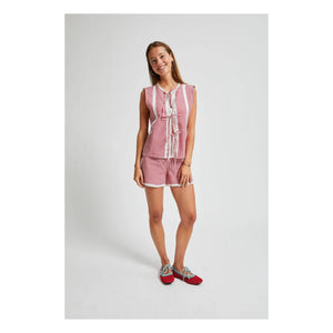 Indee - Top Knots Vegas Vichy | Red