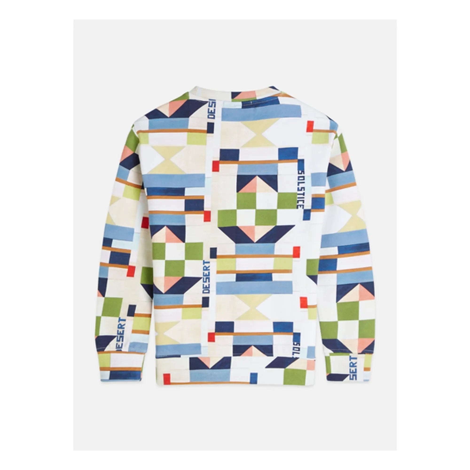 Scotch & Soda - Geometric Sweatshirt | White