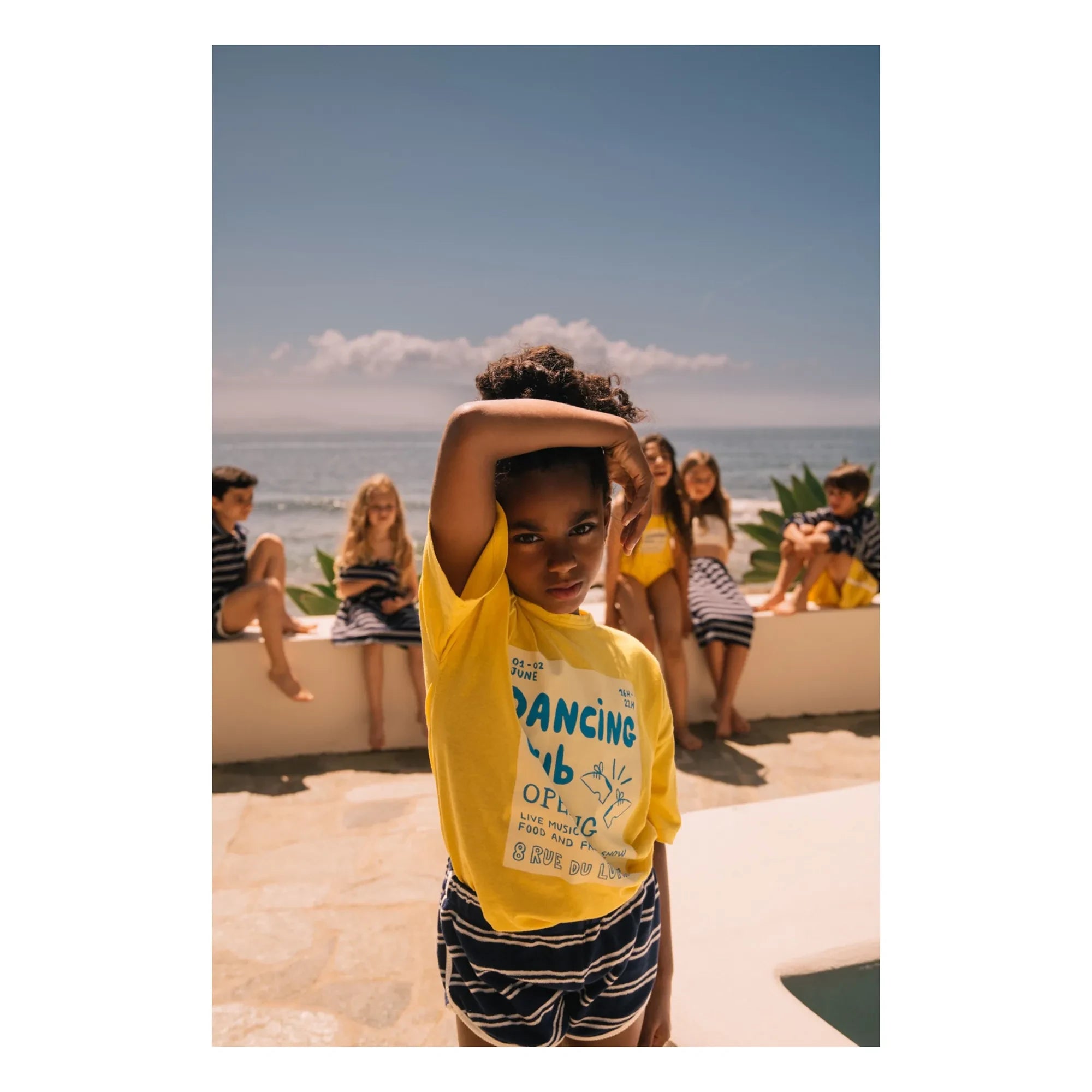 We Are Kids - Dylan Dancing Club T-shirt Organic Cotton | Yellow