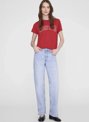 Anine Bing - Shelley Cotton T-Shirt | Red