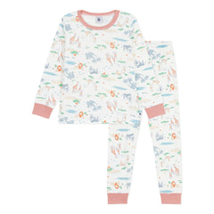 Petit Bateau - Savannah Pajama | White