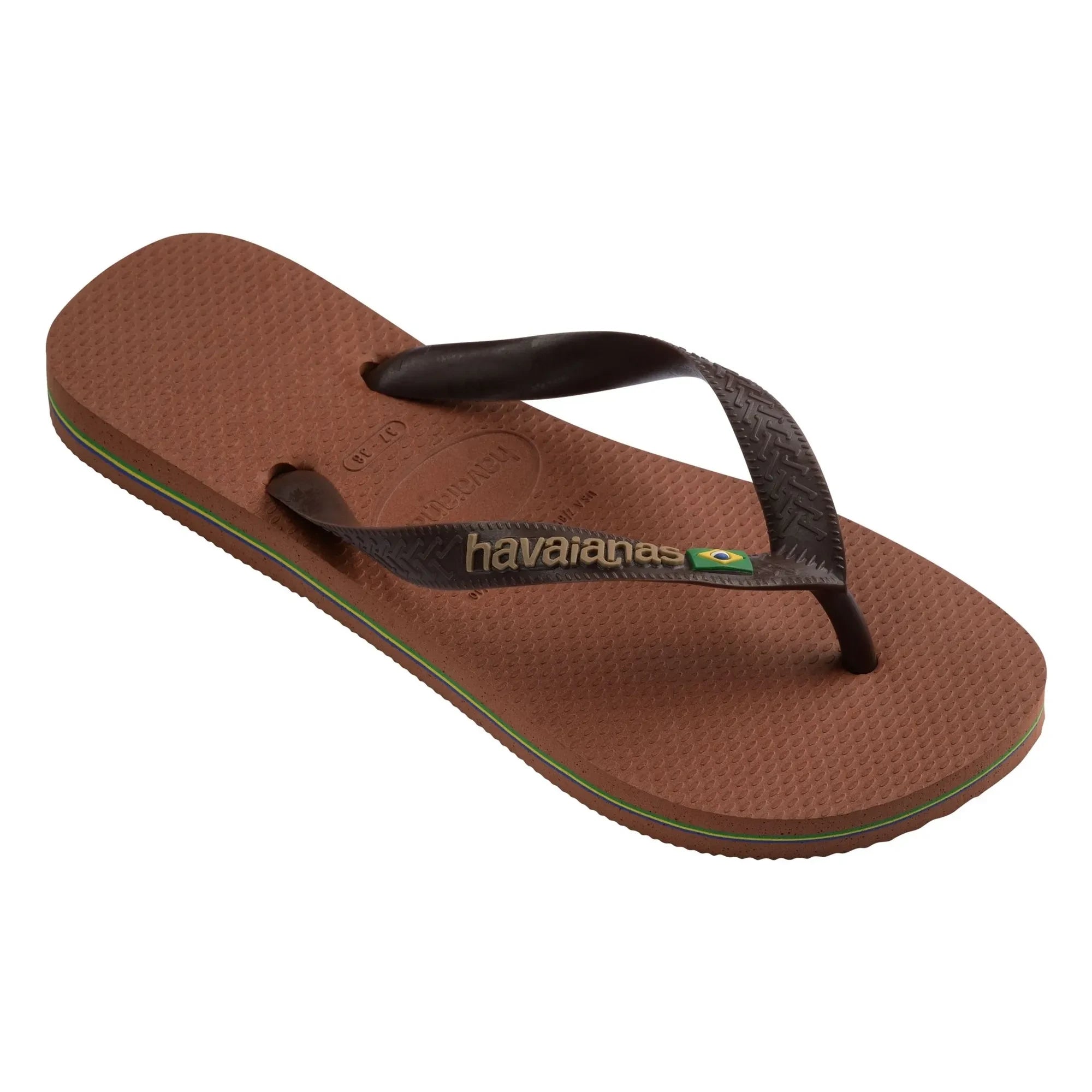 Havaianas - Brasil Logo Parmak Arası Terlik | Kahverengi
