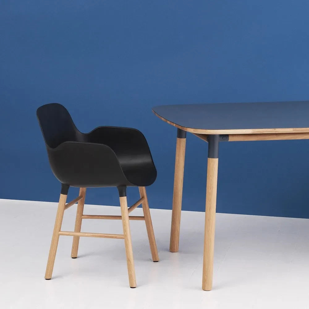 Normann Copenhagen - Form Rectangular Table 95x200 cm | Black