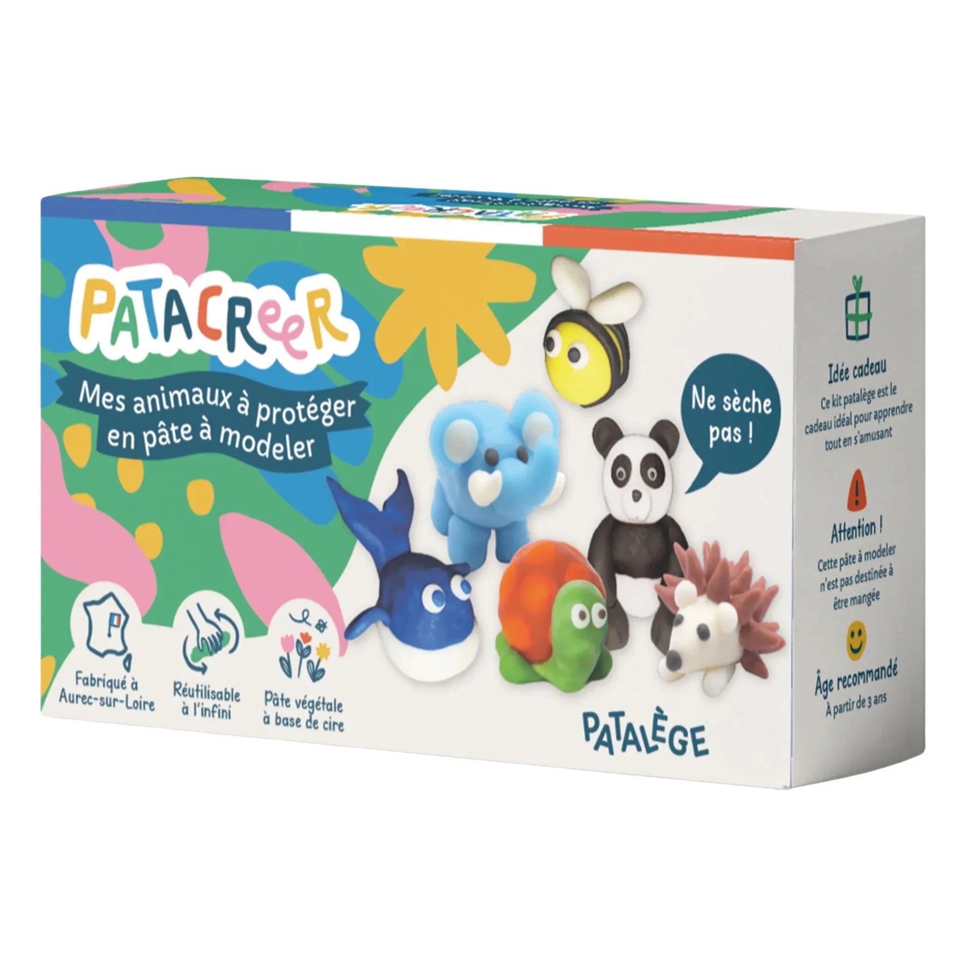 Patacréer - Modeling Clay for 6 Animals to Protect
