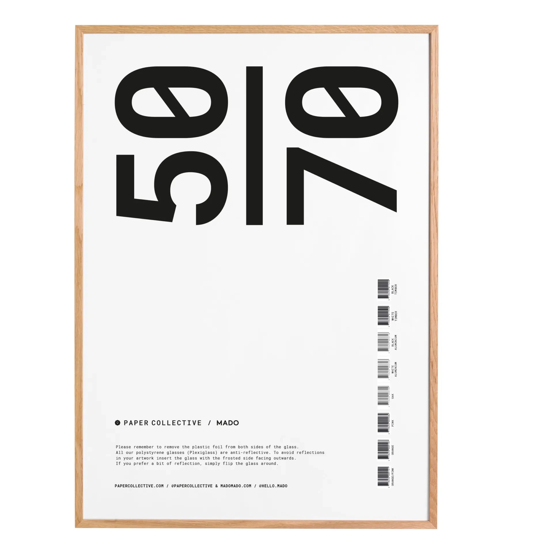 Paper Collective - Oak Frame
