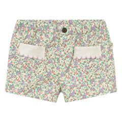 Cozmo - Pink Floral Shorts | Ecru
