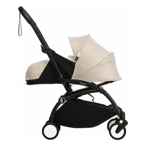 Stokke® - YOYO³ Bonpoint 0+ Newborn Stroller with Black Frame | Beige