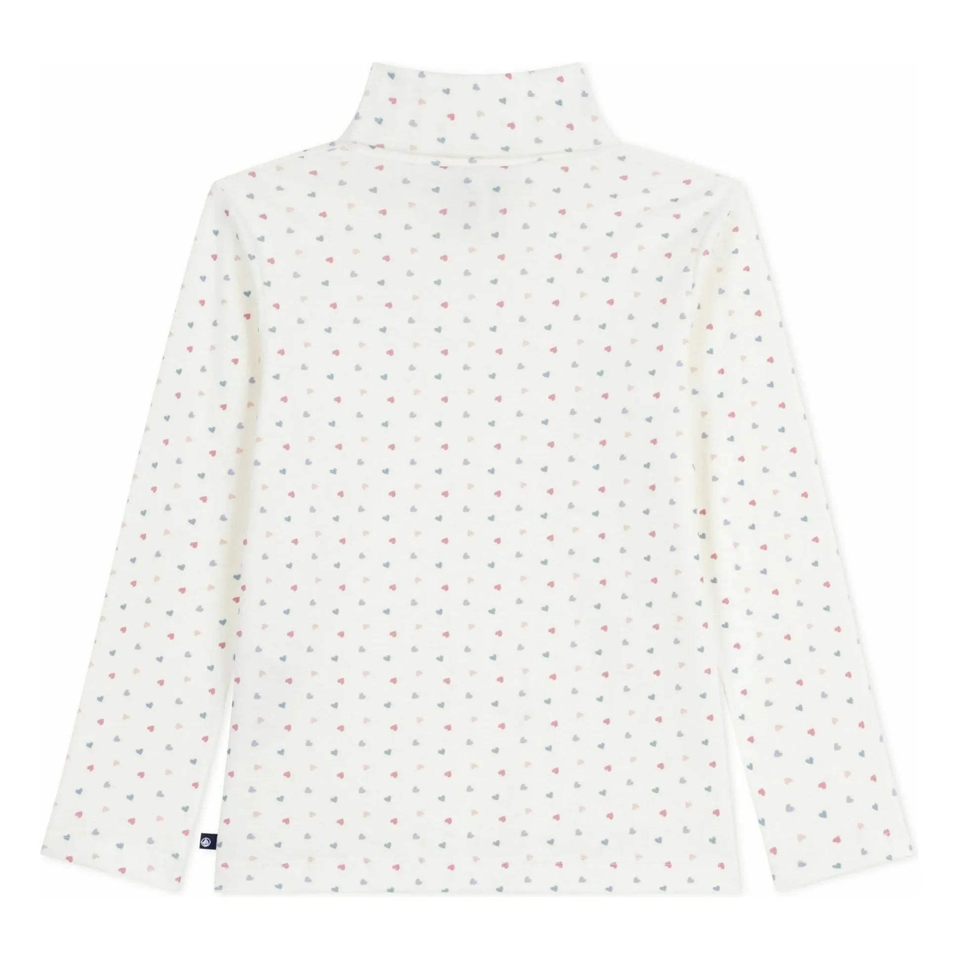 Petit Bateau - Organic Cotton Heart Pattern Tank Top | Ivory