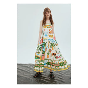 Alémais - Paradiso Linen Dress | Ecru
