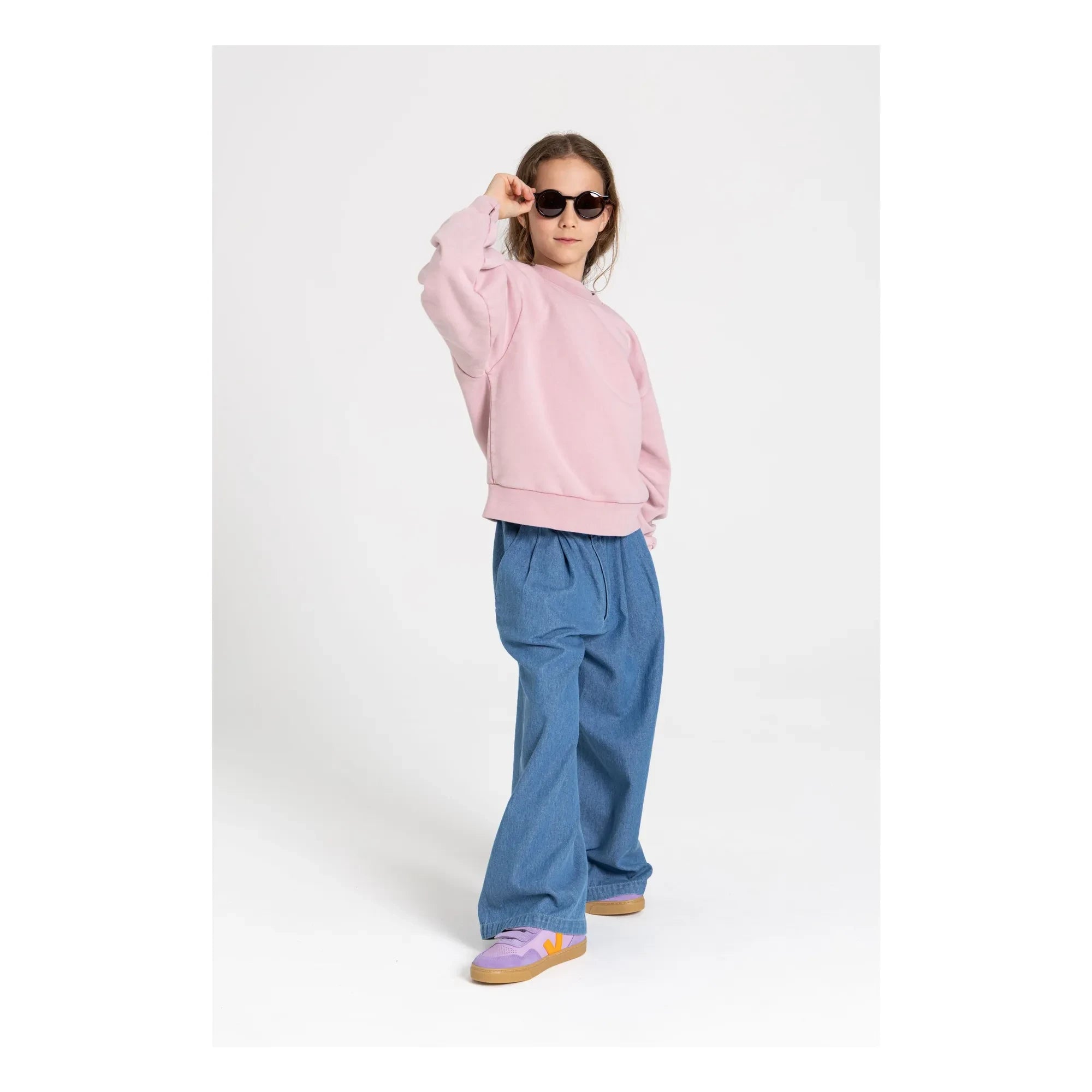 Smallable Kid - Liv Organic Cotton T-Shirt | Dusty Pink