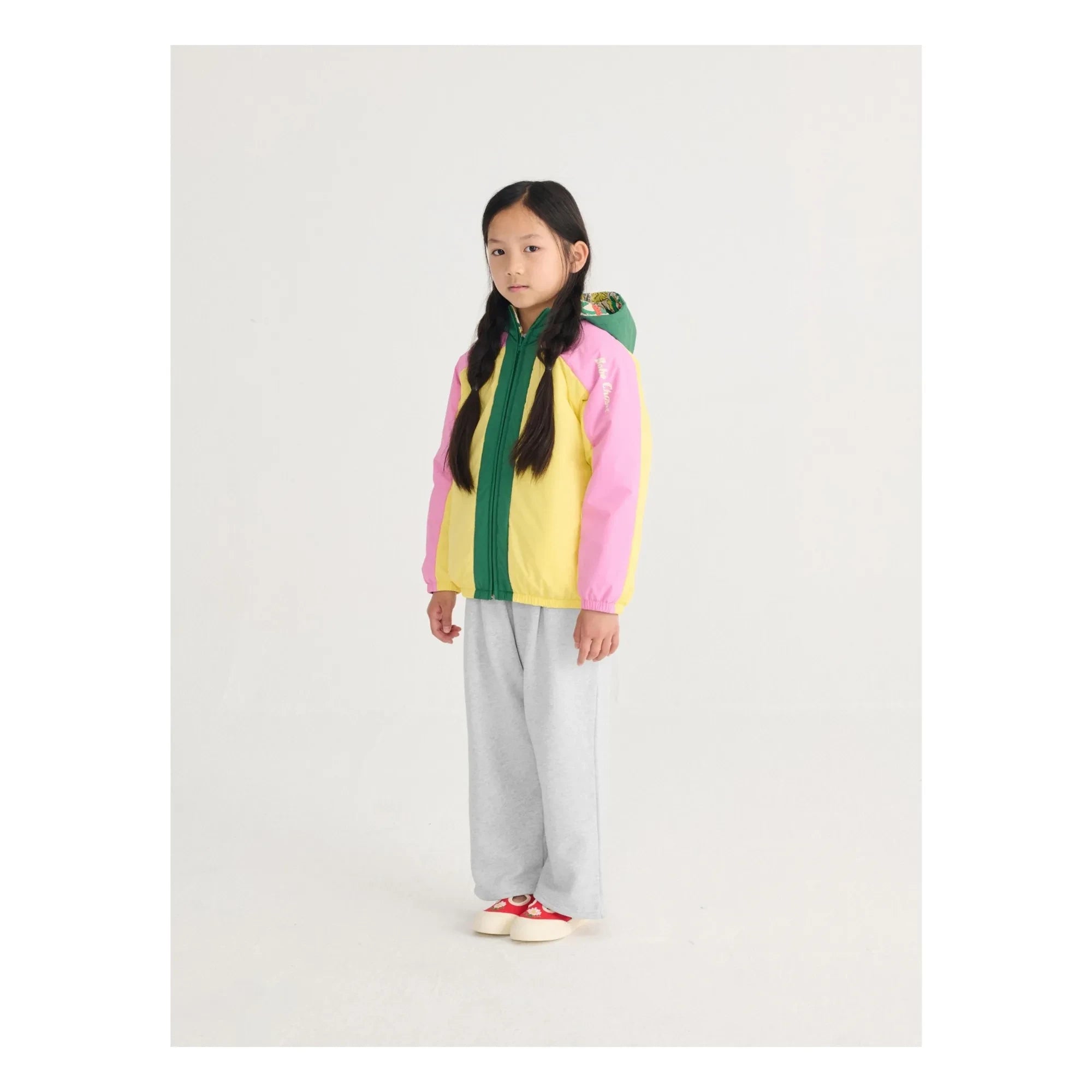 Bobo Choses - Organic Cotton Plain Jogger | Heather Grey