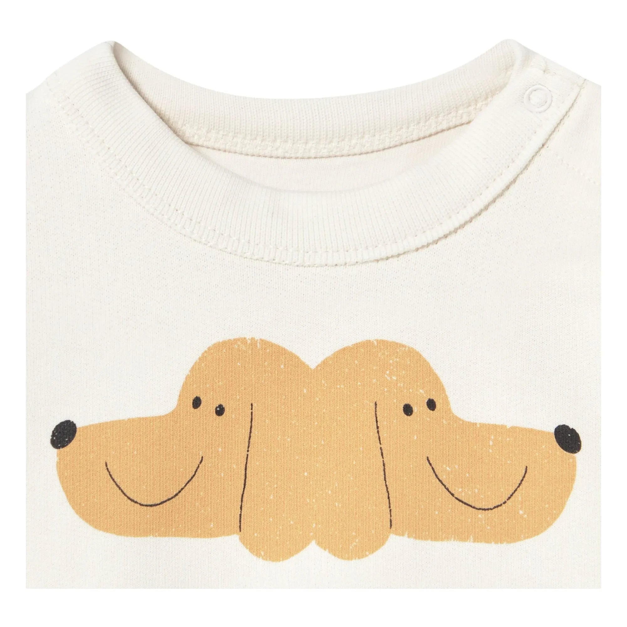Tinycottons - Sweat Dogs Tiny & Tiny Organic Baby | White