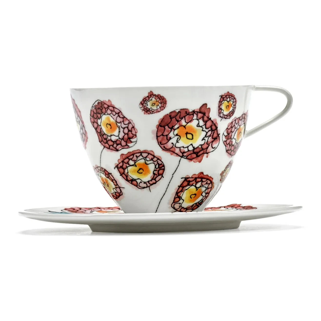 Serax - Coffee Cup and Saucer Anemone, Serax for Marni - Set of 2 | Milk