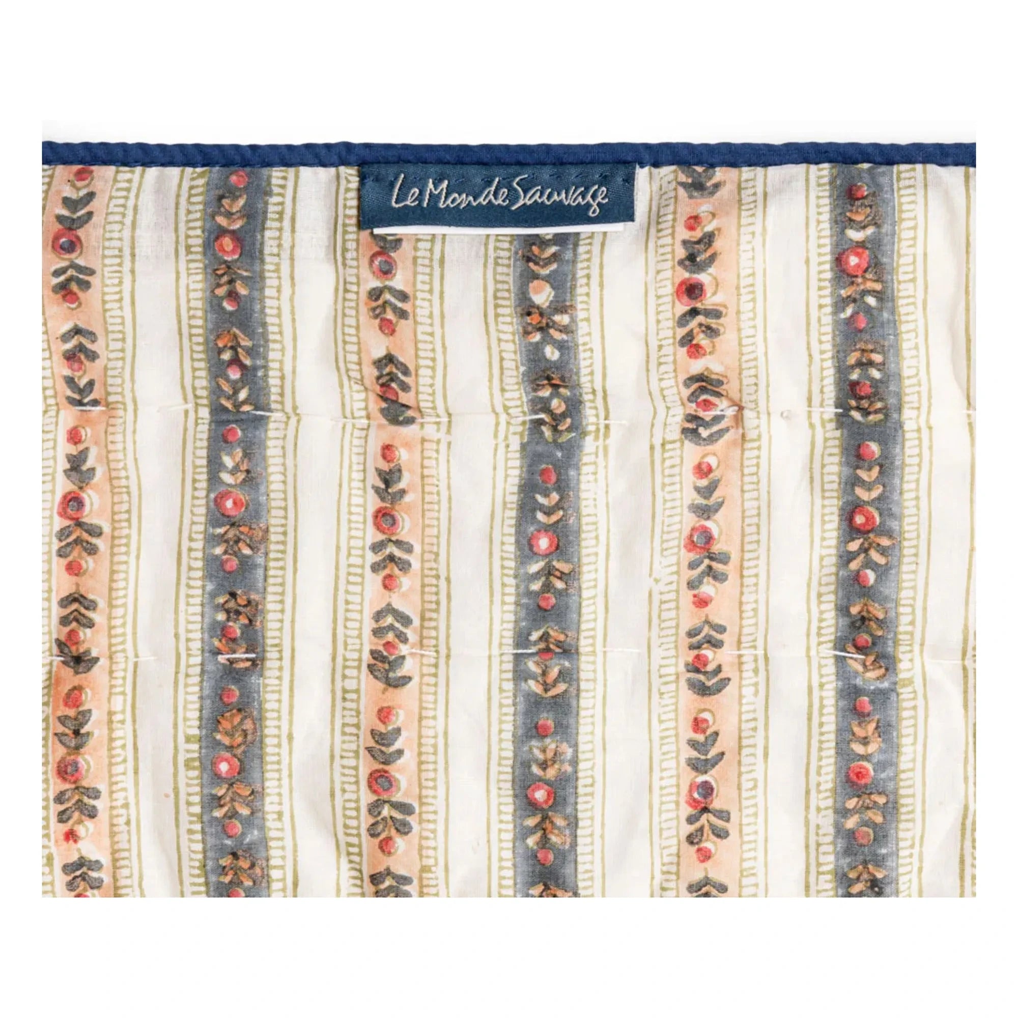 Le Monde Sauvage - Cosmique London Quilted Bedspread | Blue