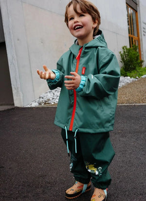 Hello Hossy - Captain Rain Overalls | Chrome Green