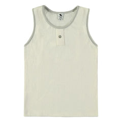 Risu Risu - Organic Cotton Wrestler Tank | Ecru
