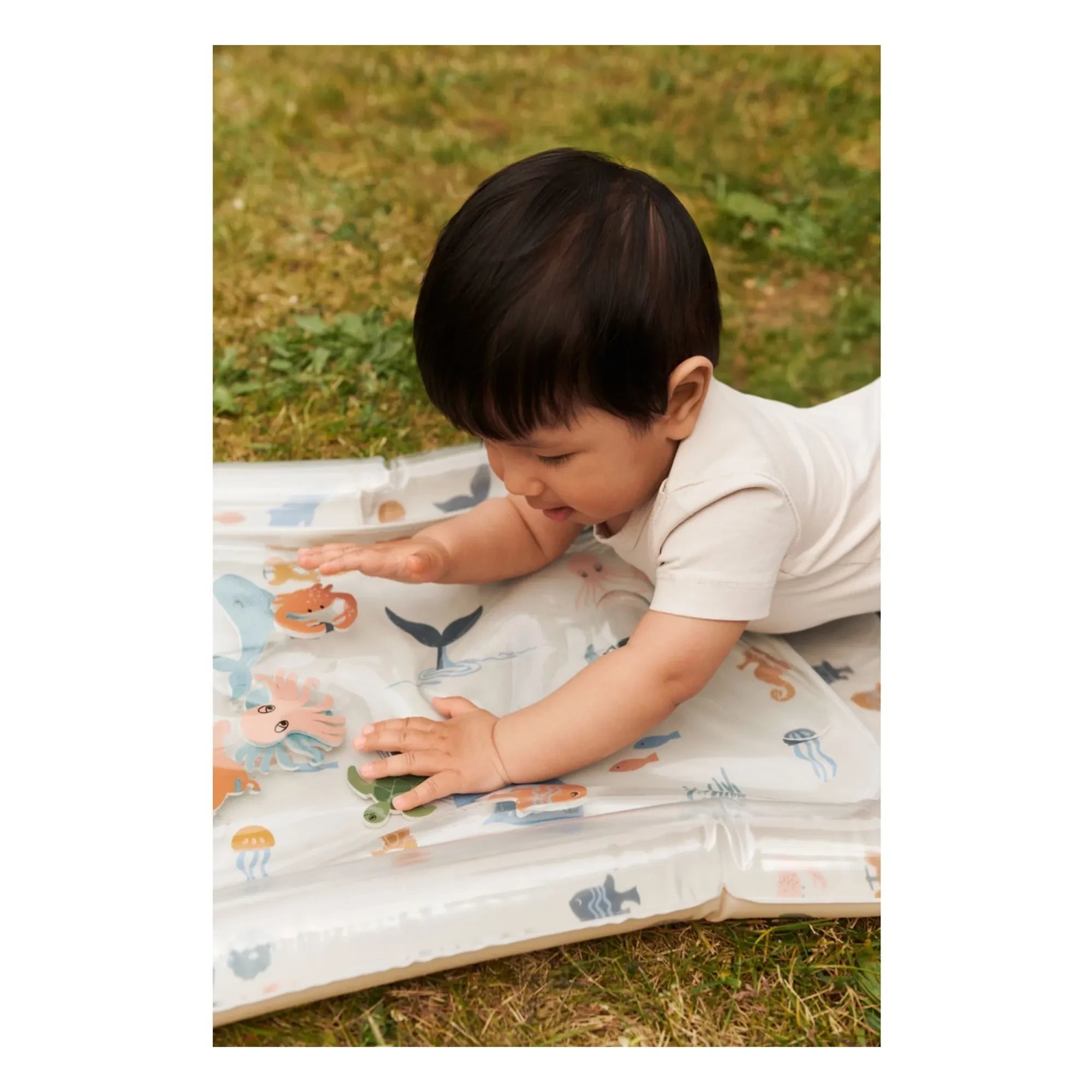 Liewood - Elin Inflatable Activity Mat | Marine Creatures/Sandy