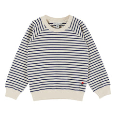 Emile et Ida - Sweat Stripes | Navy Blue