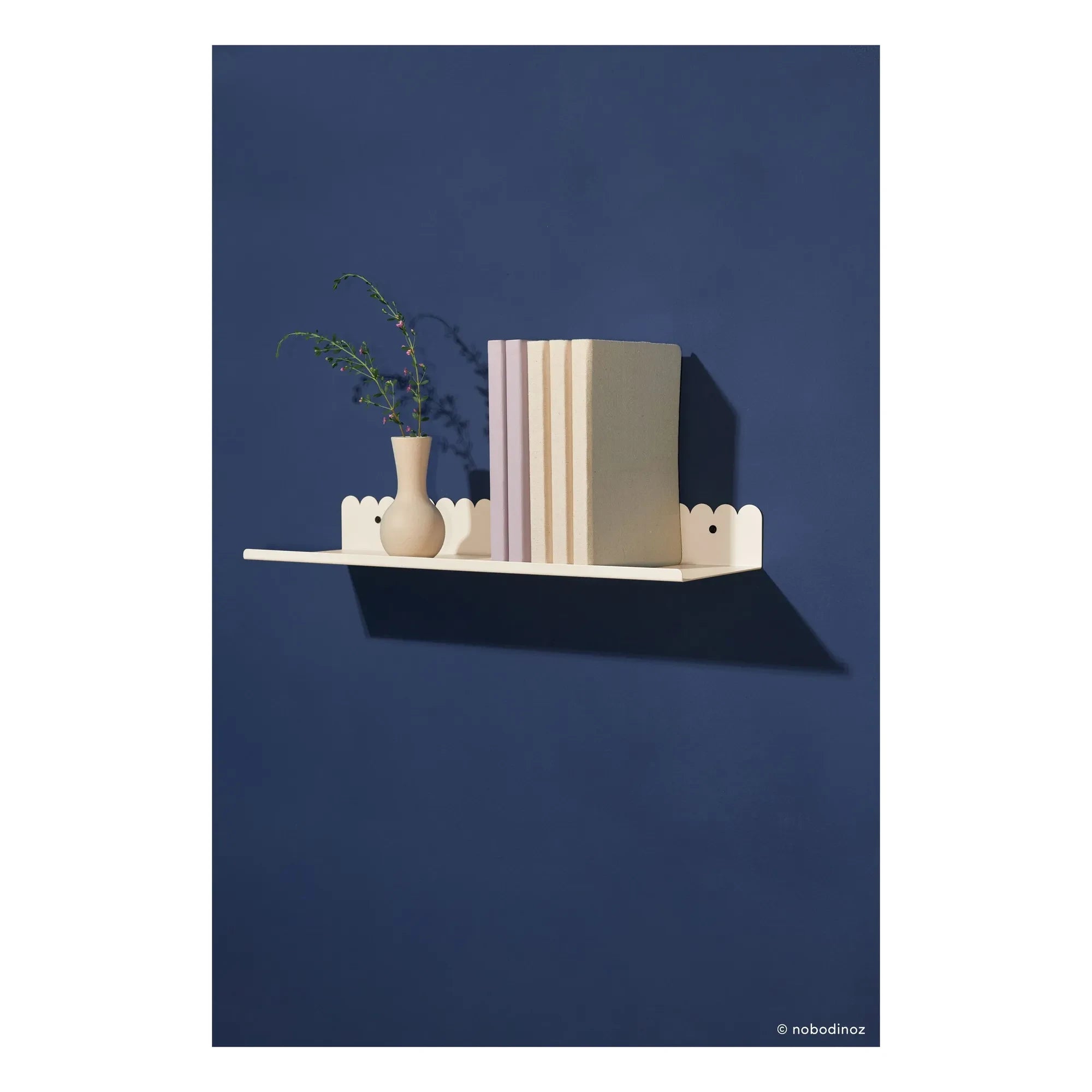 Nobodinoz - Vibes wall shelf 50x16 cm | Ivory